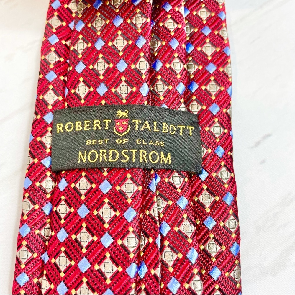 Men's Robert Talbott Best of Class Tie (Red/Blue) - Picture 11 of 11